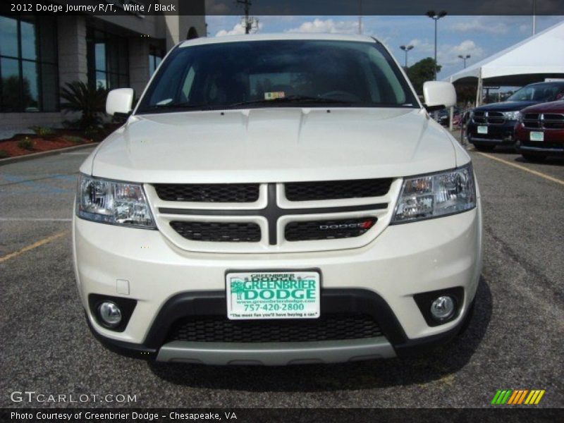 White / Black 2012 Dodge Journey R/T