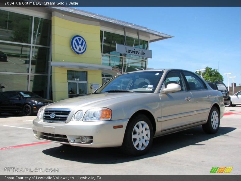Cream Gold / Beige 2004 Kia Optima LX