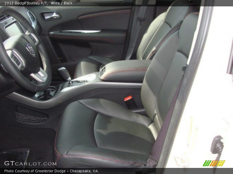 White / Black 2012 Dodge Journey R/T