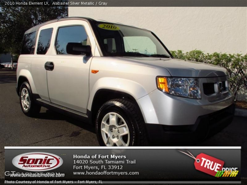 Alabaster Silver Metallic / Gray 2010 Honda Element LX