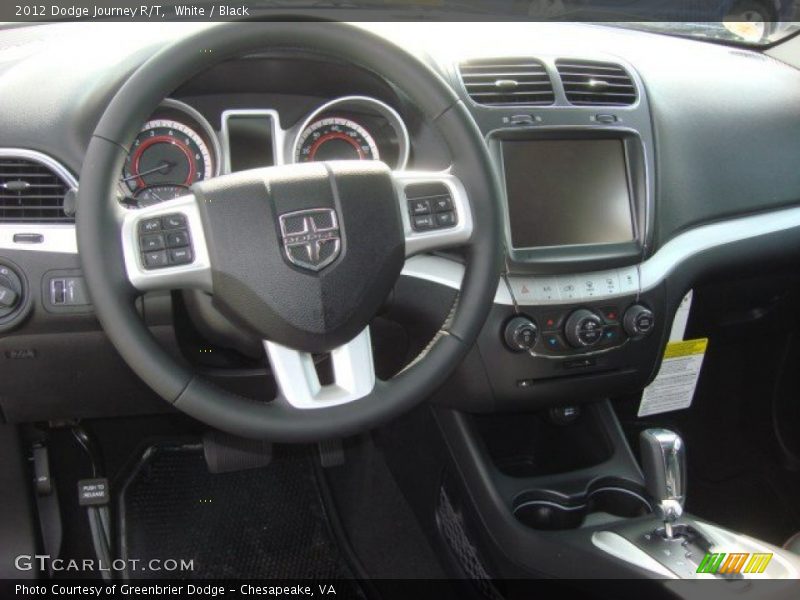 White / Black 2012 Dodge Journey R/T