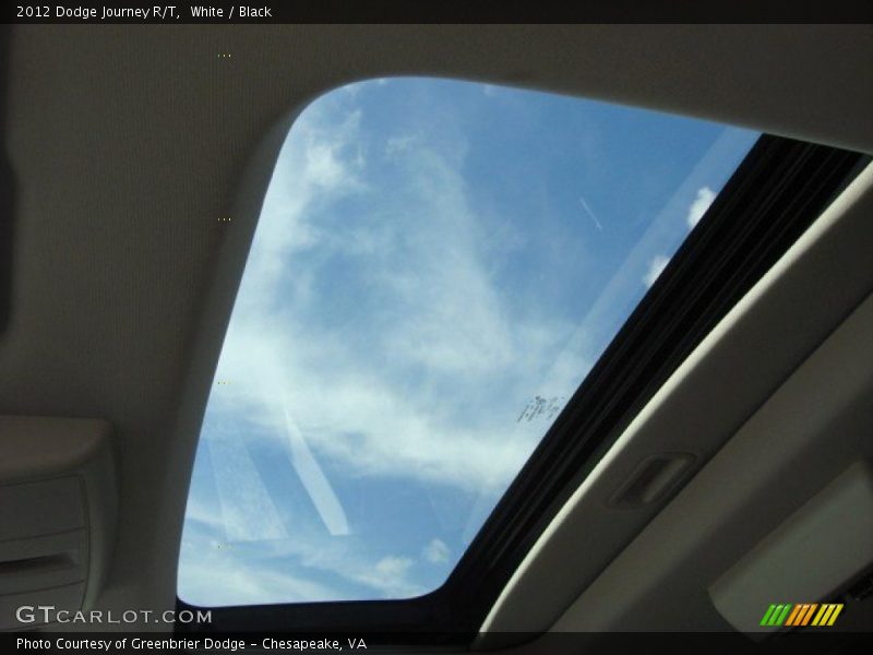 White / Black 2012 Dodge Journey R/T