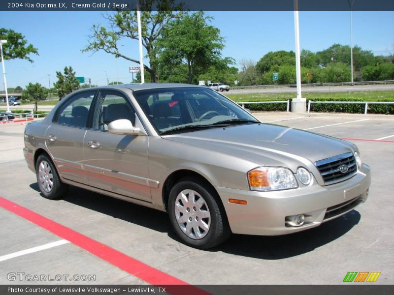 Cream Gold / Beige 2004 Kia Optima LX