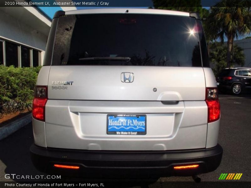 Alabaster Silver Metallic / Gray 2010 Honda Element LX