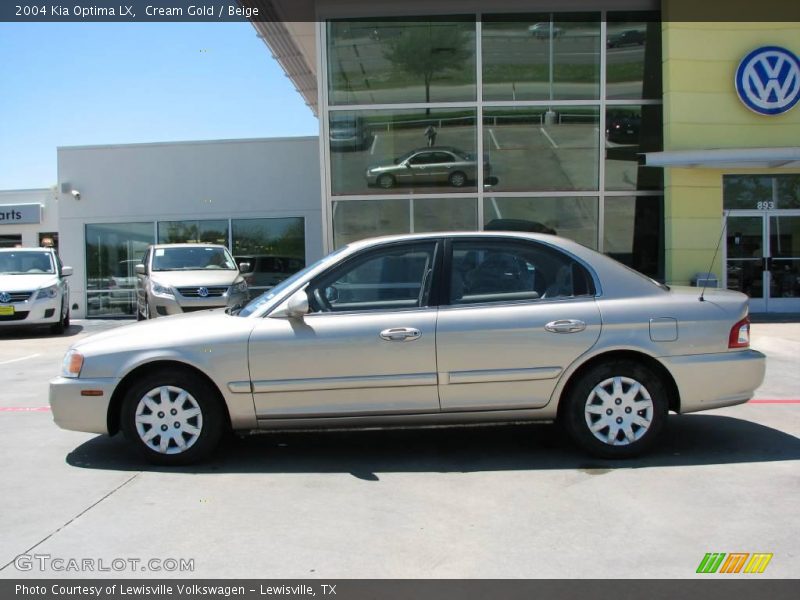 Cream Gold / Beige 2004 Kia Optima LX