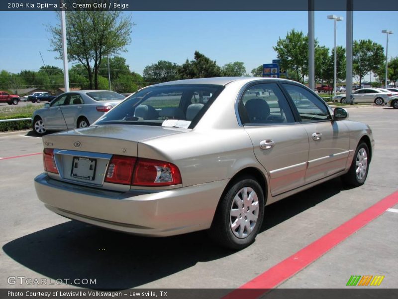 Cream Gold / Beige 2004 Kia Optima LX