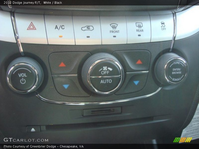 White / Black 2012 Dodge Journey R/T