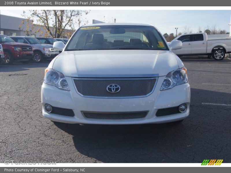 Blizzard White Pearl / Ivory Beige 2008 Toyota Avalon Limited