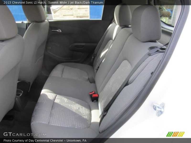 Summit White / Jet Black/Dark Titanium 2013 Chevrolet Sonic LS Hatch
