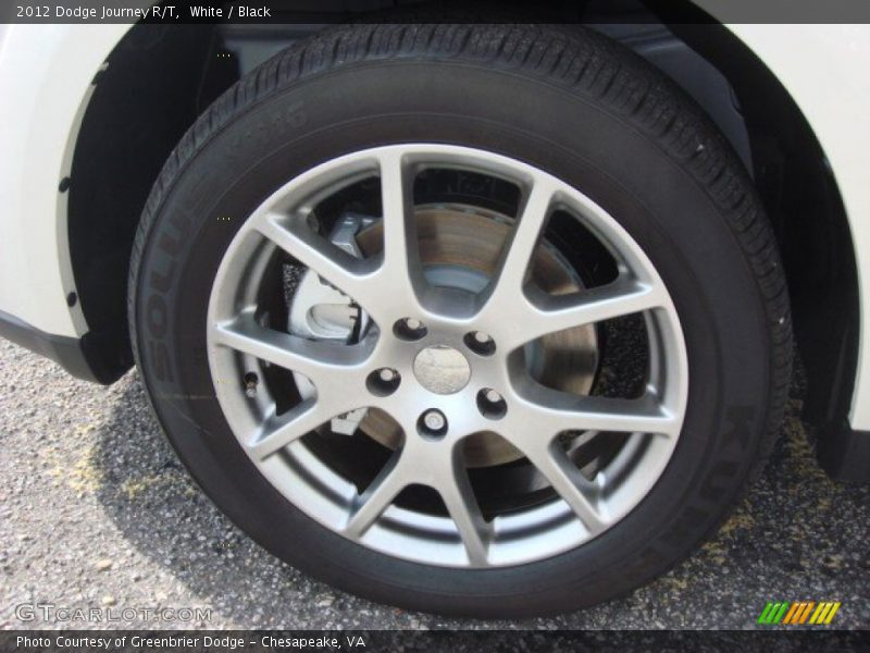 White / Black 2012 Dodge Journey R/T