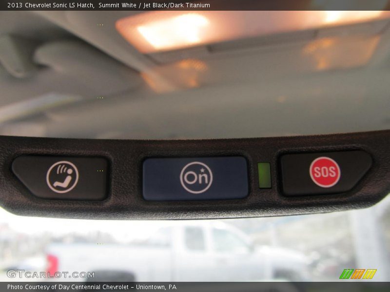 Summit White / Jet Black/Dark Titanium 2013 Chevrolet Sonic LS Hatch