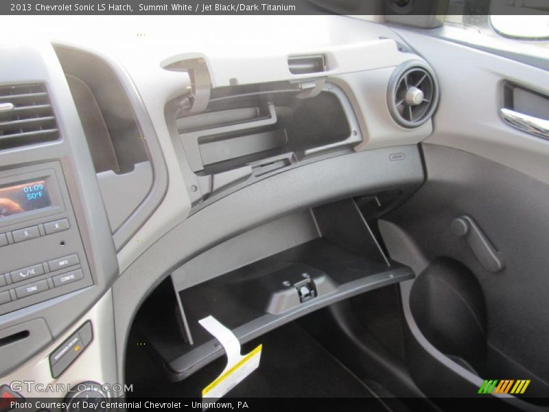 Summit White / Jet Black/Dark Titanium 2013 Chevrolet Sonic LS Hatch