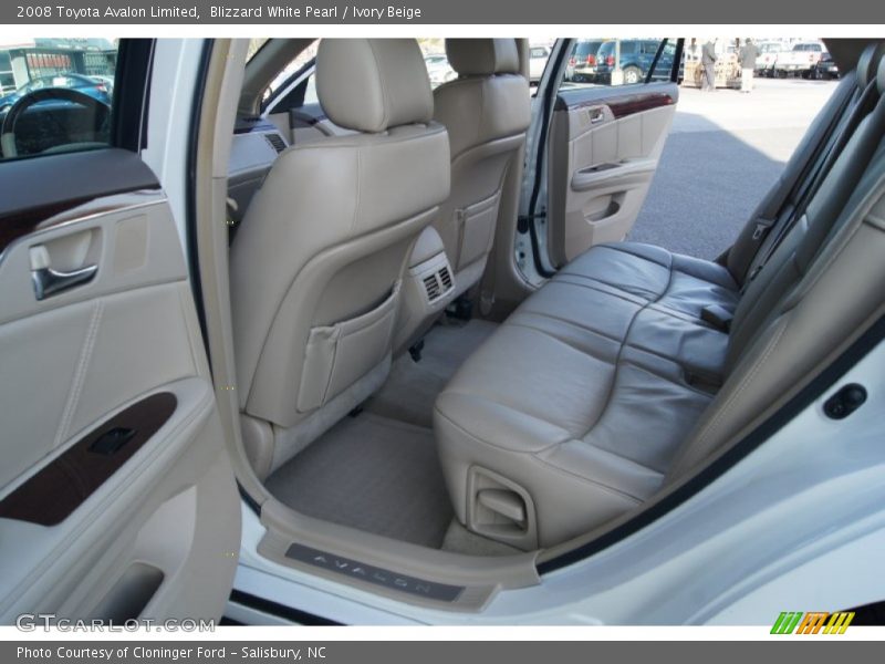 Blizzard White Pearl / Ivory Beige 2008 Toyota Avalon Limited