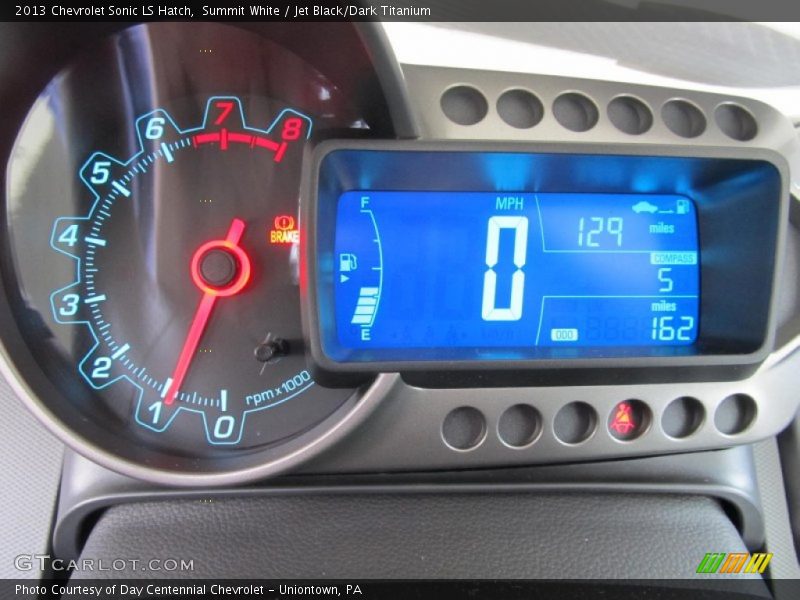 Summit White / Jet Black/Dark Titanium 2013 Chevrolet Sonic LS Hatch