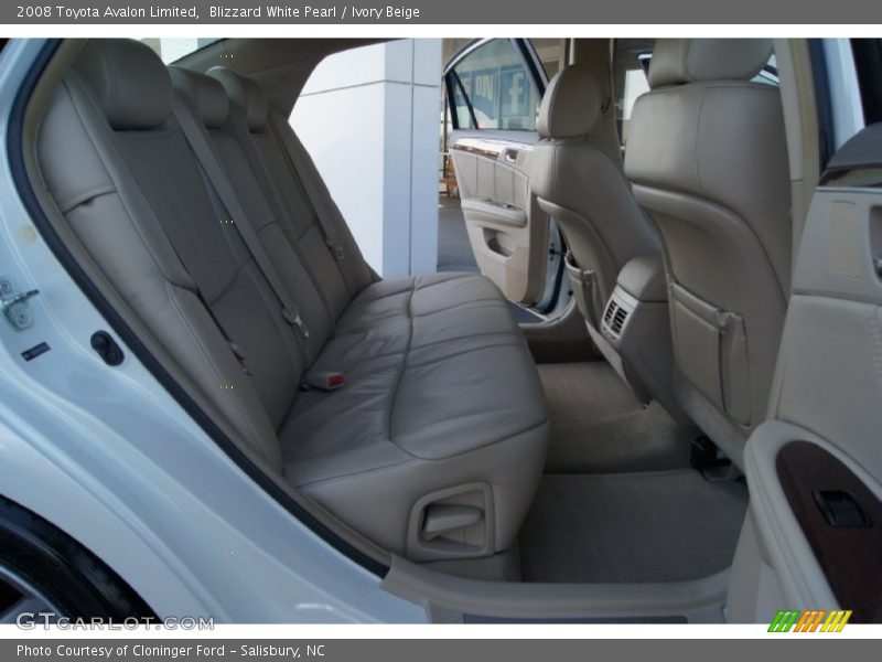 Blizzard White Pearl / Ivory Beige 2008 Toyota Avalon Limited