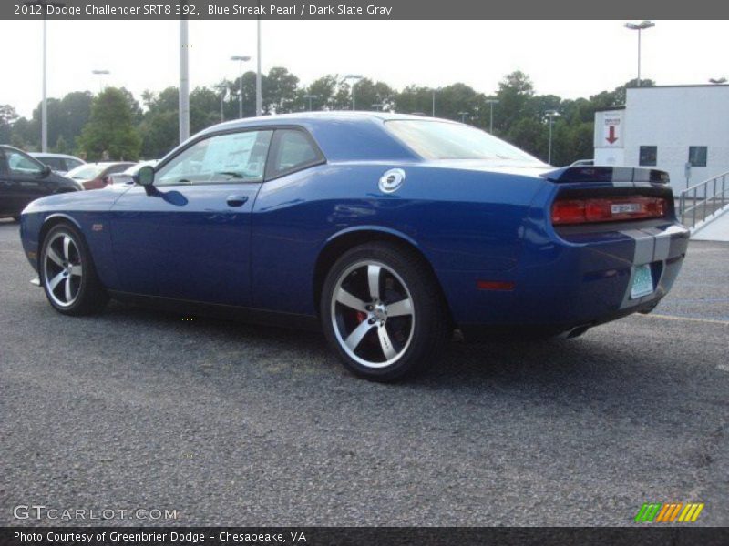 2012 Challenger SRT8 392 Blue Streak Pearl