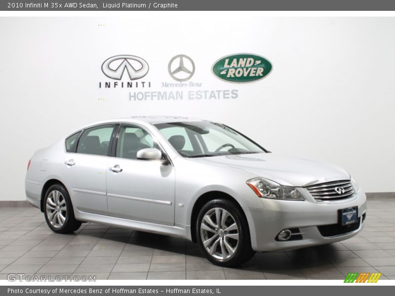 Liquid Platinum / Graphite 2010 Infiniti M 35x AWD Sedan
