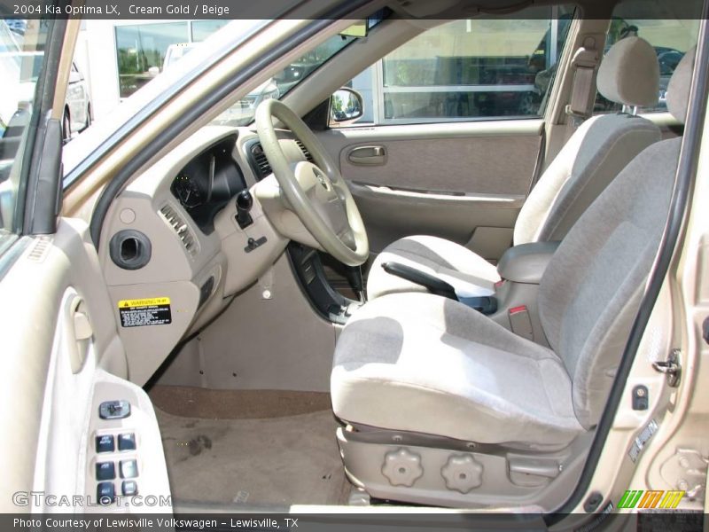 Cream Gold / Beige 2004 Kia Optima LX