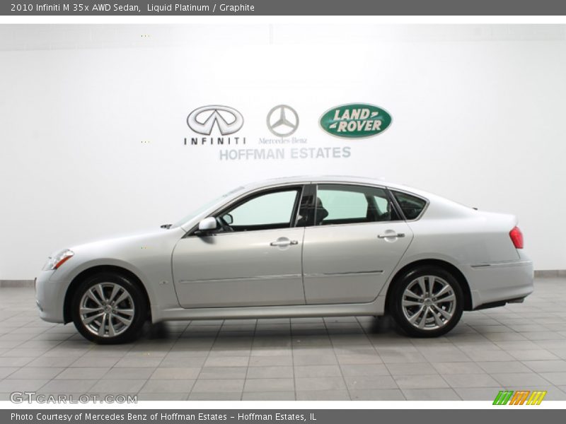 Liquid Platinum / Graphite 2010 Infiniti M 35x AWD Sedan