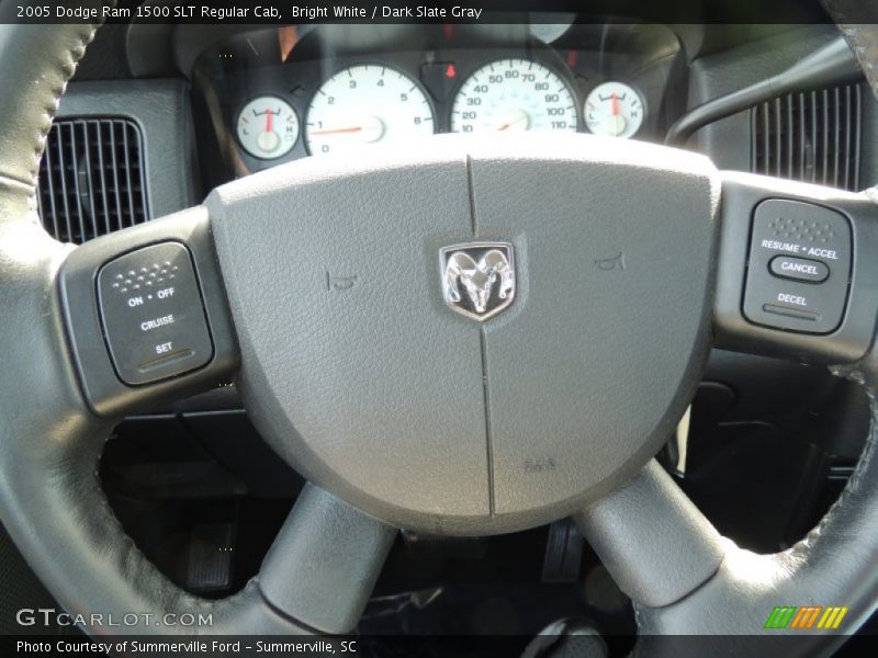 Bright White / Dark Slate Gray 2005 Dodge Ram 1500 SLT Regular Cab