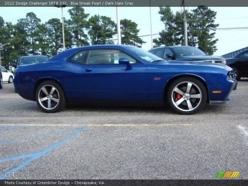  2012 Challenger SRT8 392 Blue Streak Pearl