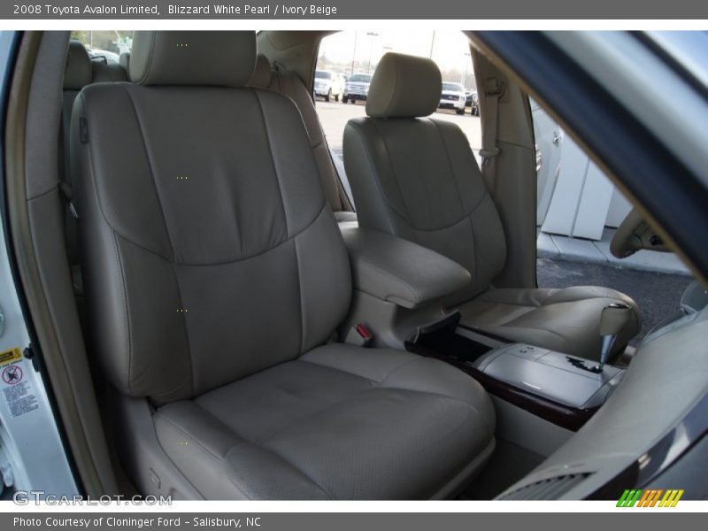Blizzard White Pearl / Ivory Beige 2008 Toyota Avalon Limited