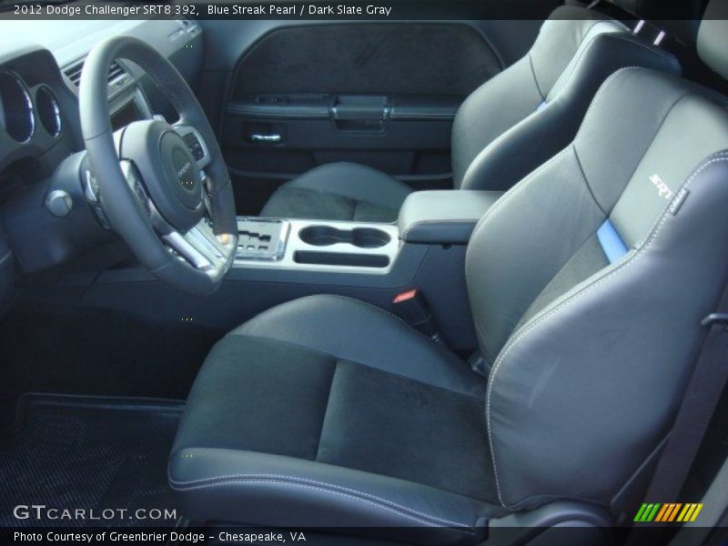  2012 Challenger SRT8 392 Dark Slate Gray Interior