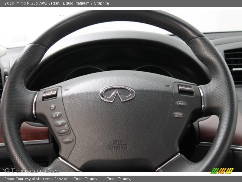 Liquid Platinum / Graphite 2010 Infiniti M 35x AWD Sedan