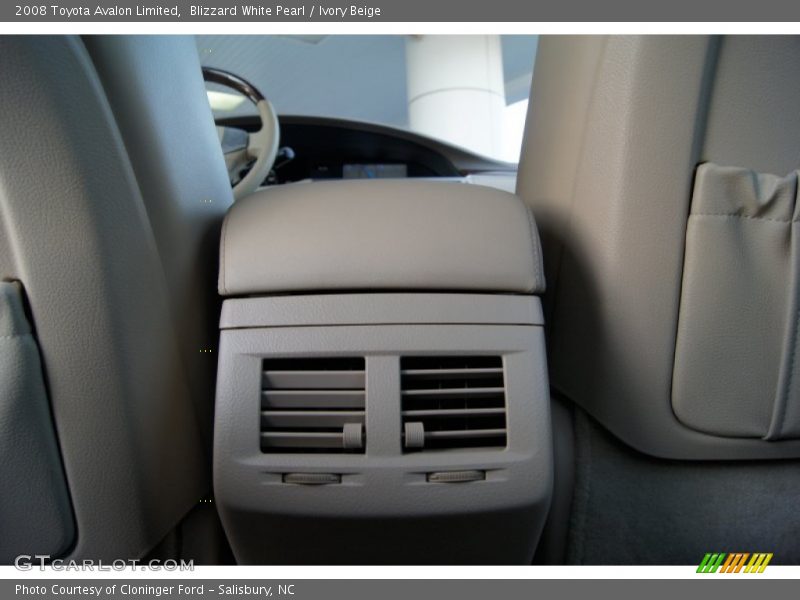 Blizzard White Pearl / Ivory Beige 2008 Toyota Avalon Limited