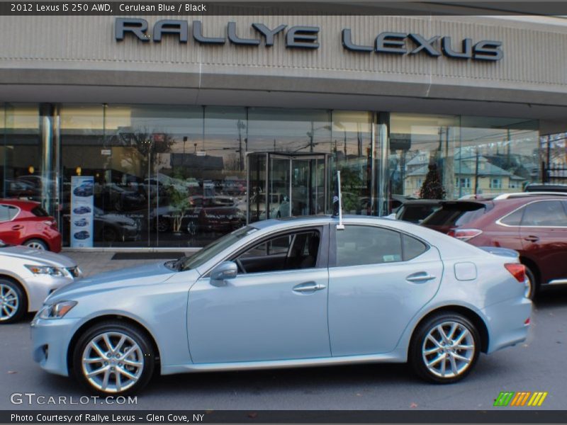 Cerulean Blue / Black 2012 Lexus IS 250 AWD