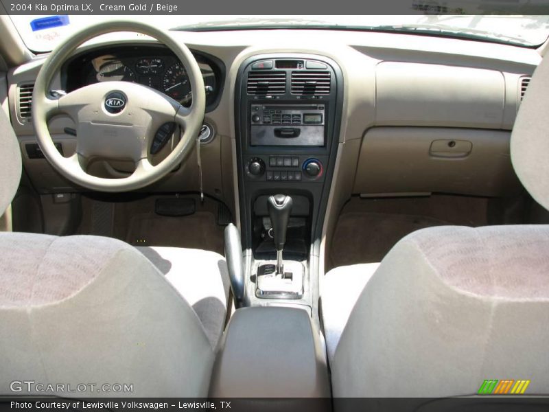 Cream Gold / Beige 2004 Kia Optima LX