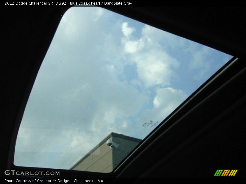 Blue Streak Pearl / Dark Slate Gray 2012 Dodge Challenger SRT8 392