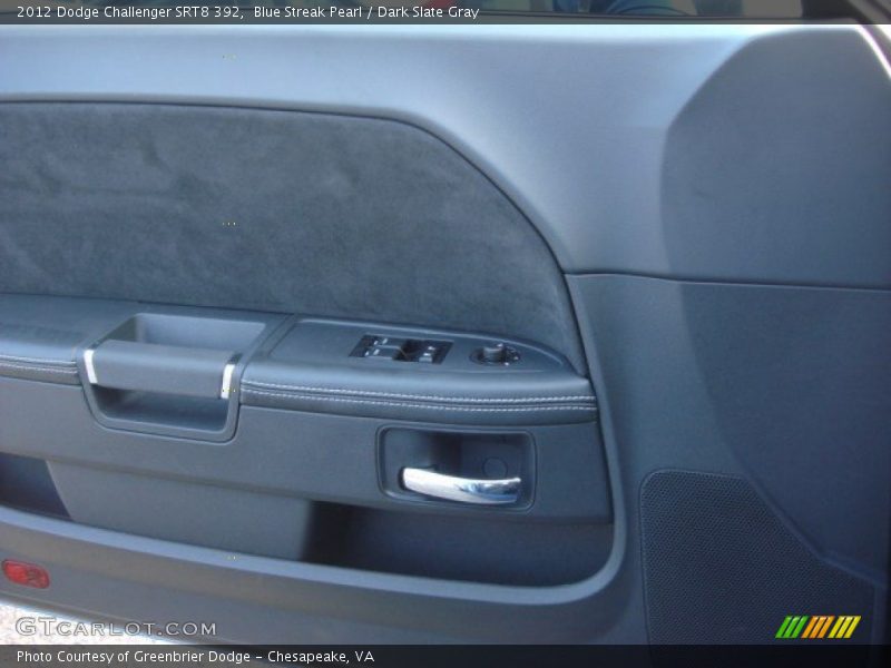 Blue Streak Pearl / Dark Slate Gray 2012 Dodge Challenger SRT8 392