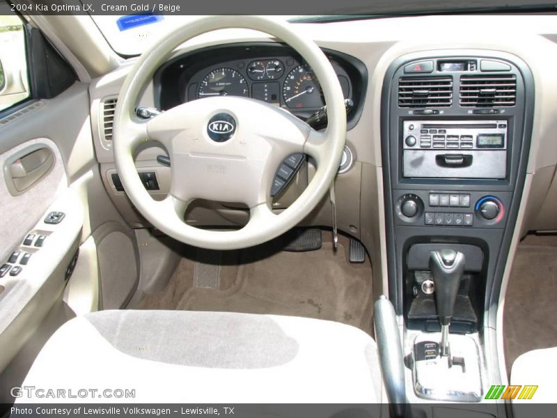 Cream Gold / Beige 2004 Kia Optima LX