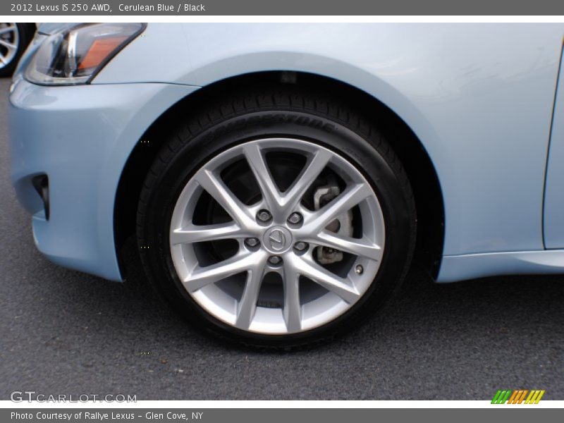 Cerulean Blue / Black 2012 Lexus IS 250 AWD