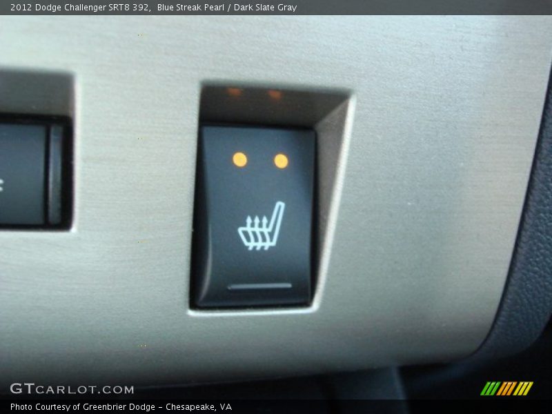 Blue Streak Pearl / Dark Slate Gray 2012 Dodge Challenger SRT8 392