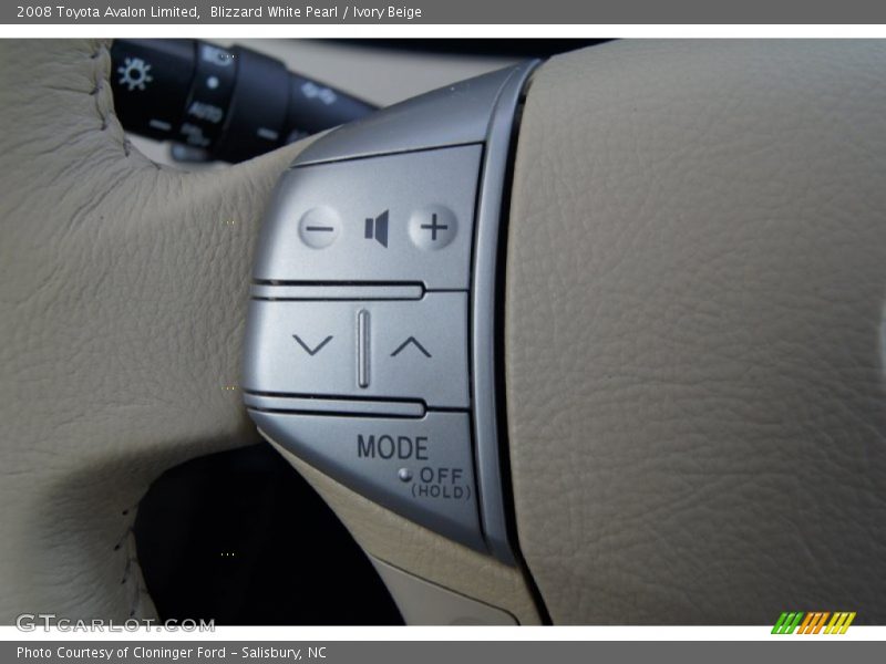 Blizzard White Pearl / Ivory Beige 2008 Toyota Avalon Limited
