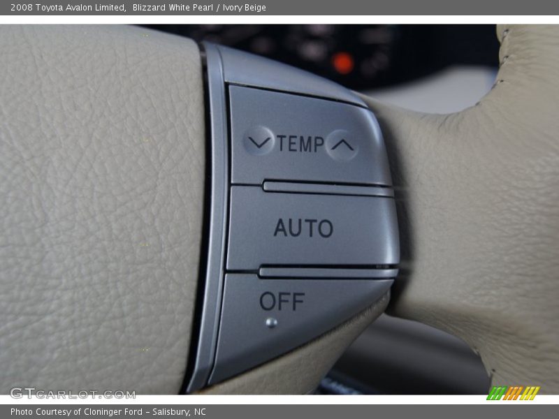 Blizzard White Pearl / Ivory Beige 2008 Toyota Avalon Limited