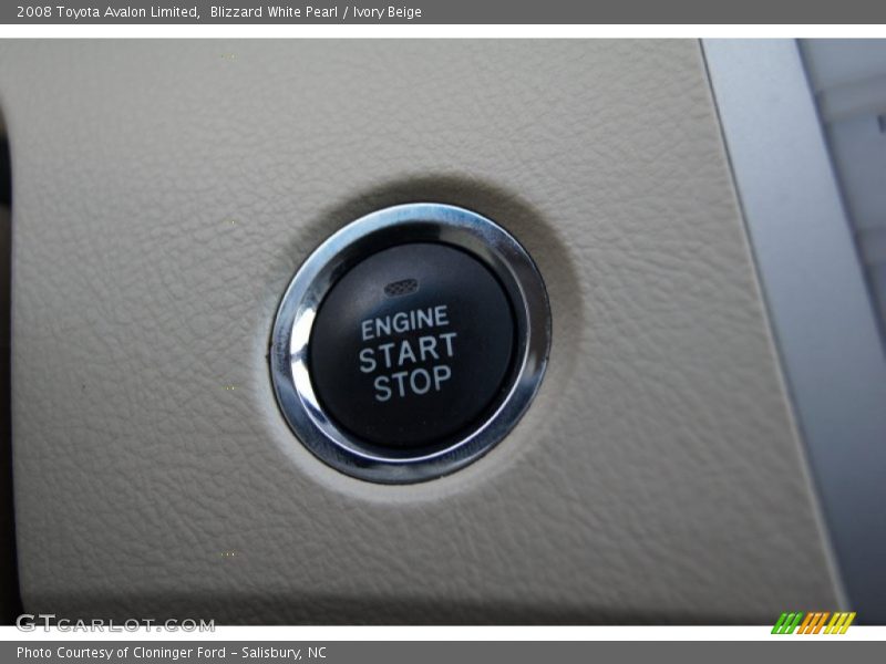 Blizzard White Pearl / Ivory Beige 2008 Toyota Avalon Limited