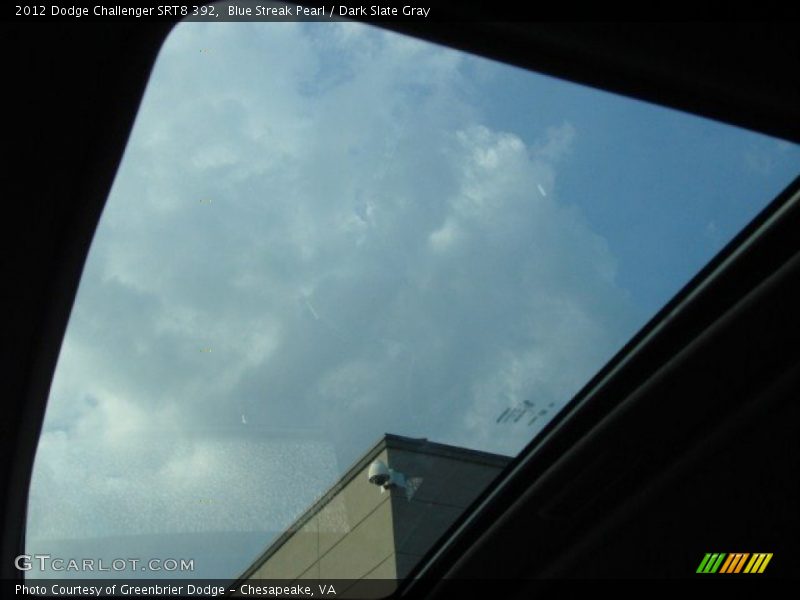 Blue Streak Pearl / Dark Slate Gray 2012 Dodge Challenger SRT8 392