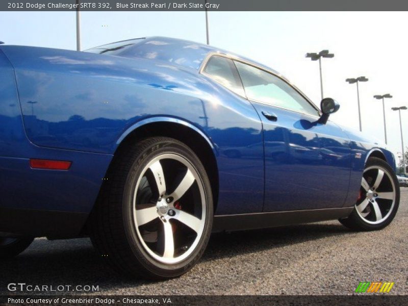 Blue Streak Pearl / Dark Slate Gray 2012 Dodge Challenger SRT8 392