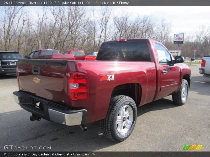 Deep Ruby Metallic / Ebony 2013 Chevrolet Silverado 1500 LT Regular Cab 4x4