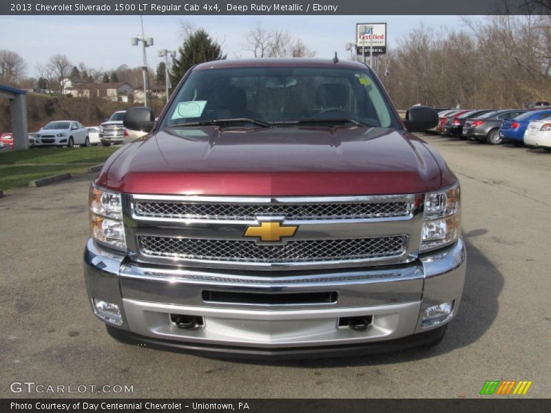 Deep Ruby Metallic / Ebony 2013 Chevrolet Silverado 1500 LT Regular Cab 4x4