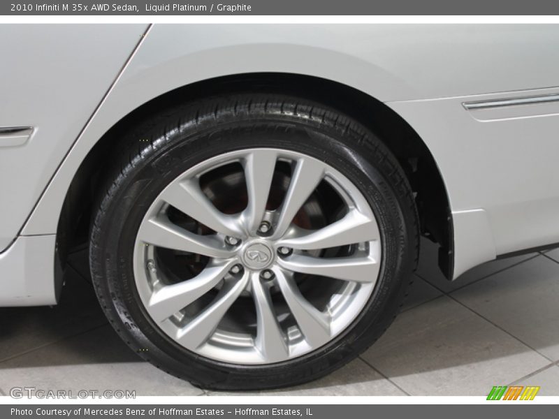 Liquid Platinum / Graphite 2010 Infiniti M 35x AWD Sedan