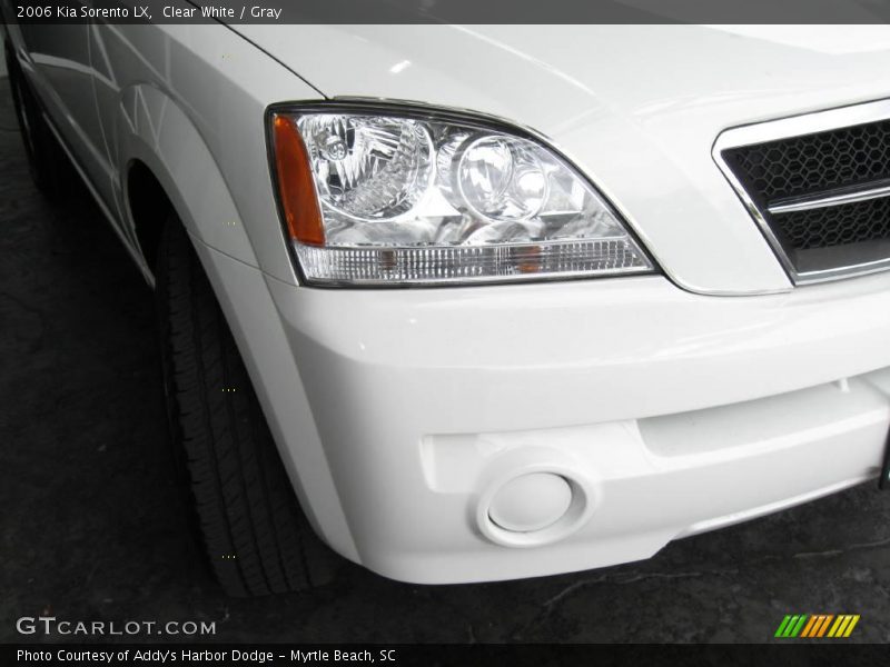 Clear White / Gray 2006 Kia Sorento LX