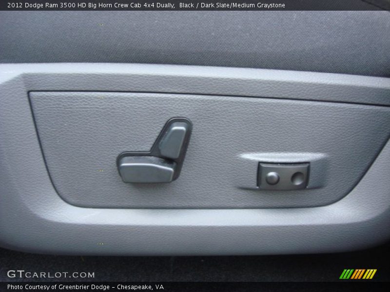 Black / Dark Slate/Medium Graystone 2012 Dodge Ram 3500 HD Big Horn Crew Cab 4x4 Dually