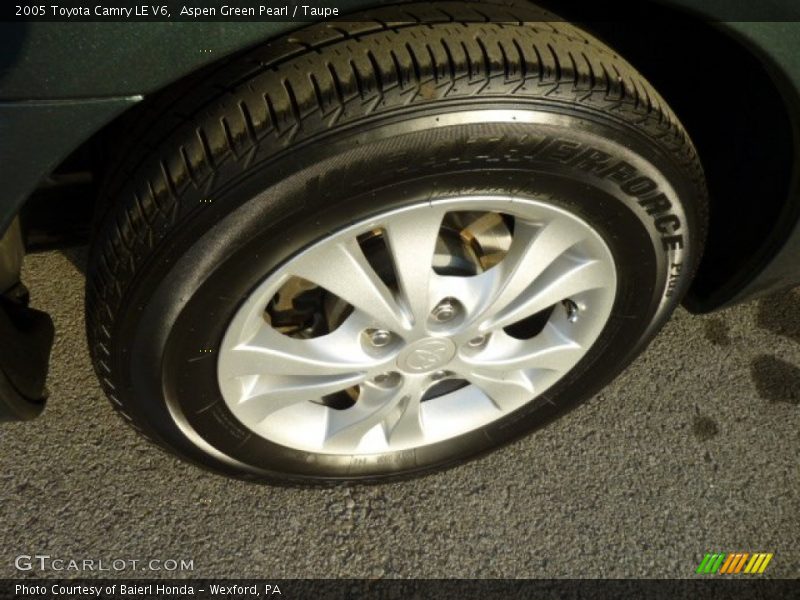Aspen Green Pearl / Taupe 2005 Toyota Camry LE V6