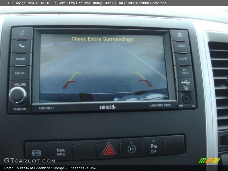 Black / Dark Slate/Medium Graystone 2012 Dodge Ram 3500 HD Big Horn Crew Cab 4x4 Dually