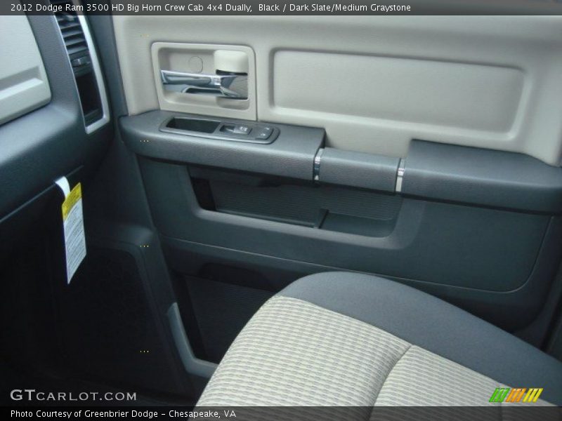 Black / Dark Slate/Medium Graystone 2012 Dodge Ram 3500 HD Big Horn Crew Cab 4x4 Dually