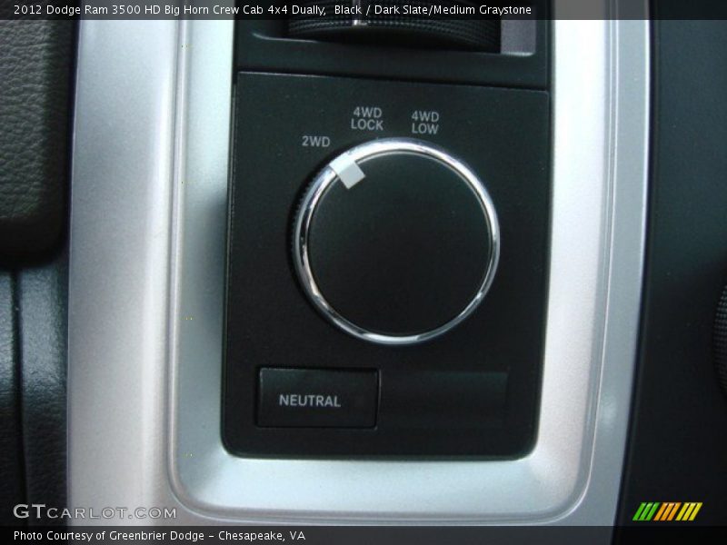 Black / Dark Slate/Medium Graystone 2012 Dodge Ram 3500 HD Big Horn Crew Cab 4x4 Dually